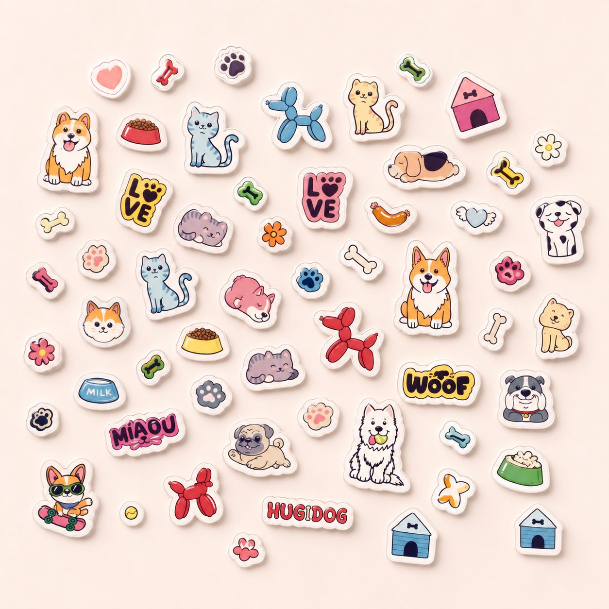 Stickers colorés et fun pour personnaliser une brosse à dents enfant NEOKIDS