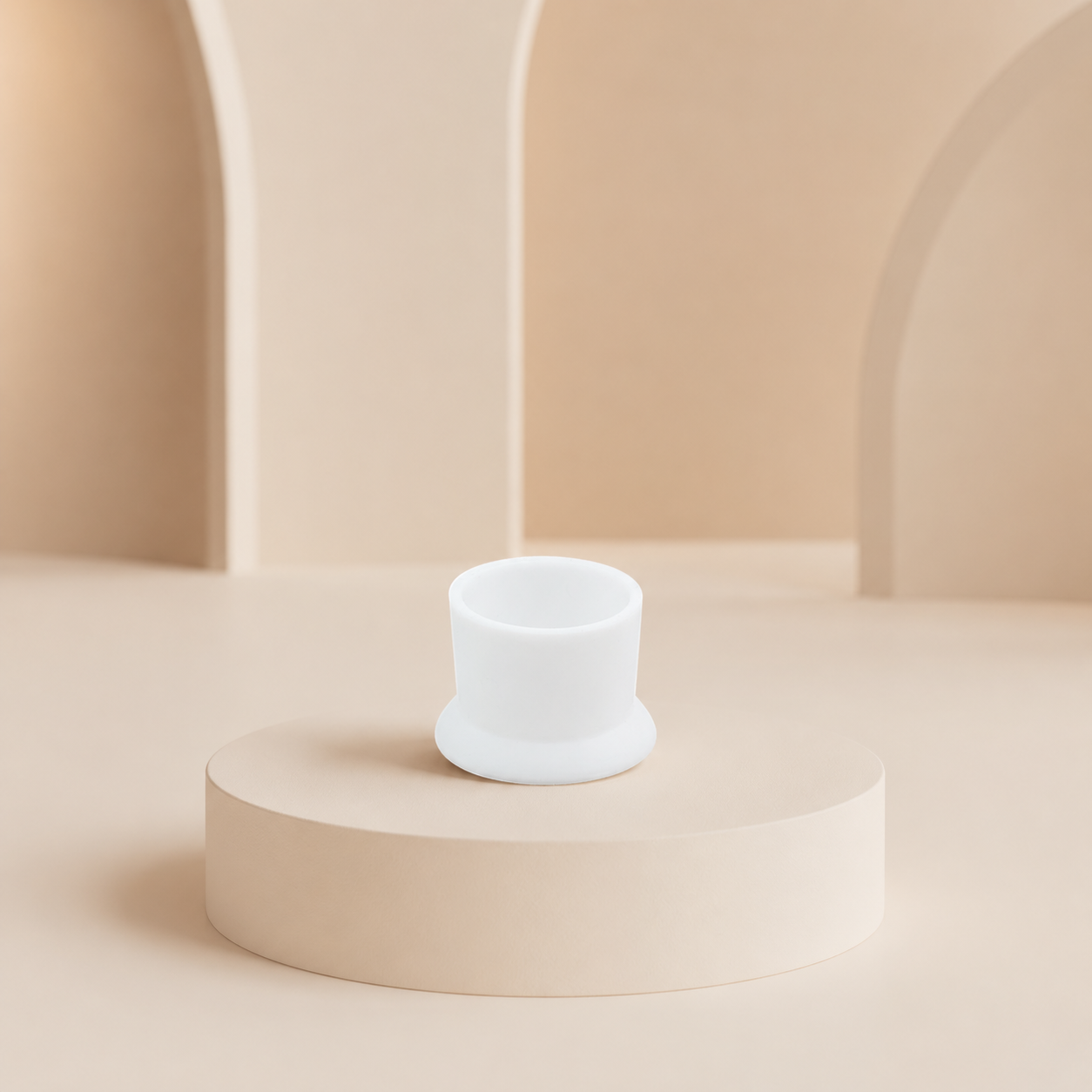 Socle ventouse blanche pour la brosse à dents NEOKIDS pour maintenir la brosse à dents enfant droite et stable