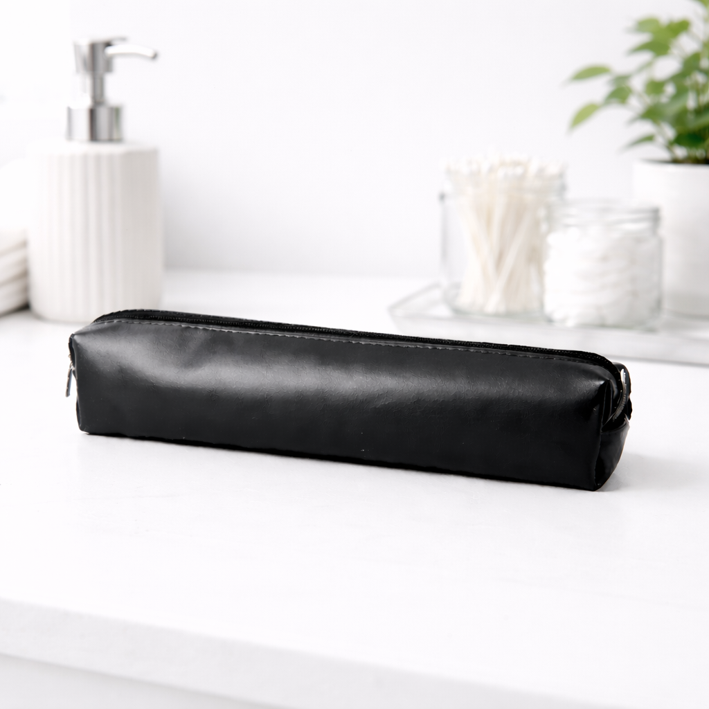 Trousse de transport assortie à la brosse à dents noire NEOSONIC de la marque NEOPULSE